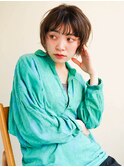 ショートヘア/大人ガーリー/チョコレート/新宿