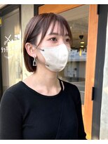 ナウアズ(now as.)&nbsp;縮毛矯正でつくる・丸くならないストンボブ【シン】