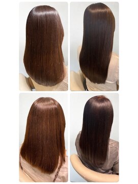 美容室フルール 20代30代40代髪質改善カラー艶感ストレート