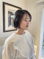 ヘアー ビジン(HAIR Bijin) ミニボブ　外ハネボブ　ショートボブ　大人可愛い
