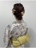 ★ヘアアレンジ&浴衣の着付け＃アレンジ＃着付け＃浴衣