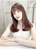 黒髪ボブルフネビージュ小顔ワンレン