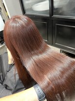 エトラ 渋谷店(etora)&nbsp;艶髪 艶感◎ ピンクオレンジ くすみピンク