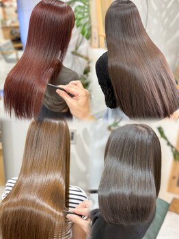 シュアショット(SURE SHOT)の写真/その場しのぎのTRではなく、蓄積系のTRで回数重ねると効果UP◎思わず触れたくなる髪へ【髪質改善/カラー】