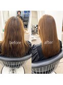 名古屋　髪質改善/縮毛矯正オフィーリア髪潤髪質改善ストレート