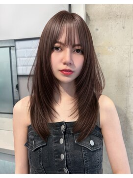 リリー(Lilley) 【lilley 稲永麻衣】レイヤーカット+顔まわりカット+韓国ヘア