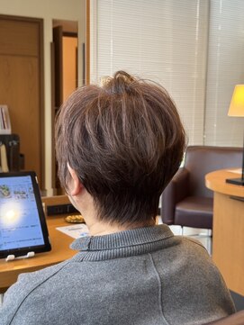ユウヘアー 滝ノ水店(U Hair) 【u.hair】ふんわりショート/30代/40代/50代/60代/70代