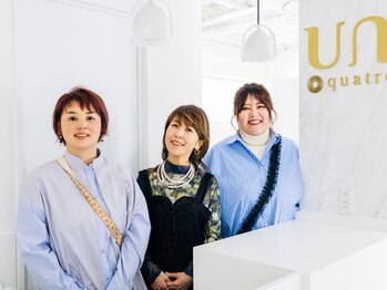 アンキャトル(un quatre)の写真/全席個室の白を基調とした落ち着く空間で、「un quatre」の髪質改善やヘッドスパをお楽しみください＊