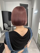 ナンバー 竪町(number+)&nbsp;大人可愛い丸みボブピンクラベンダーベージュベビーピンク