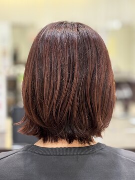 エアリー質感のシフォンボブ