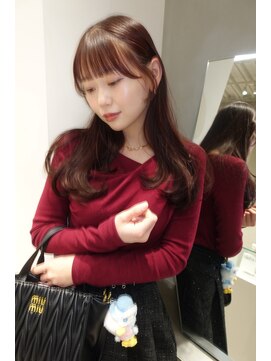 ソル 栄矢場町(SOL) おいもカラーヘア/ワンカラー/ピンクレッド