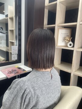 ラボア(La'BOA) 丸くならないボブスタイル！