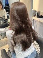 ロンドジェネルーズ 柏(Lond generous)&nbsp;ブリーチなしダブルカラー　ヘーゼルベージュ