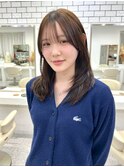 韓国レイヤー20代30代ブリーチなしダブルカラー髪質改善カラー