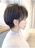色気のあるショートボブ大人女性ショート/白髪染め/東静岡草薙