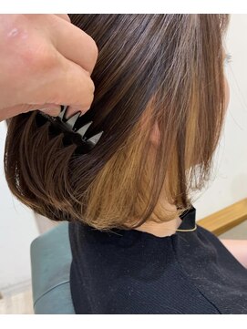 ヘアーズ ロッソ(hair's ROSSO) イルミナ＆インナーカラー[30代40代50代]