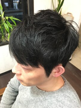 ヘアースタジオ ラスト(HAIR STUDIO LAST) お客様スタイル(^-^) スッキリナチュラルなメンズショート(^-^)
