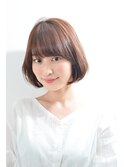 ツヤうる質感の好感度ボブ
