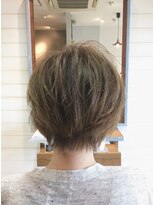 ピトヘアサロン(PITO hair salon)&nbsp;【PITO】オリーブベージュ　ショート　レイヤー カジュアルな