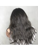 セシルヘアー 京都駅前4号店(Cecil hair) フェザーロング グレージュハイライト★★★