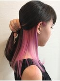 刈り上げセンターパートクラゲヘアーオリーブグレー42