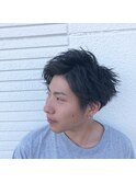 アップバングショート