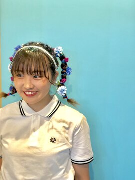 みんなより目立っちゃおう運動会ヘアアレンジ