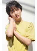【恵比寿】ナチュラルショート×ノーカラー
