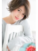 ミック ヘアアンドメイク アップ 駒込店(miq Hair&Make up)&nbsp;クール＆リラクシーな前下がりマッシュ