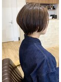【sorriso haiｒ桜山】耳かけショート☆オリーブアッシュ