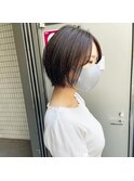 透明感のあるショートボブ☆　フレンチカジュアル