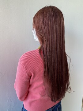 アンティエバイプレッティ(Amitie by pretty) ロング　×  カシスピンク