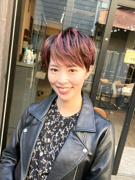 オアシスガーデン 葛西店(Oasis GaRDEN) クールな印象！カシスレッドハイライト