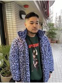 スキンフェードツイストスパイラルツーブロックマッシュ83
