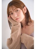 大人かわいいマロンベージュ