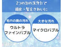 ウルトラファインバブル&マイクロバブルの２つの泡で頭皮と髪を健康な素髪を実現♪