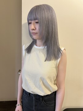 ロチカバイドールヘアー 心斎橋(Rotika by Doll hair) silver color