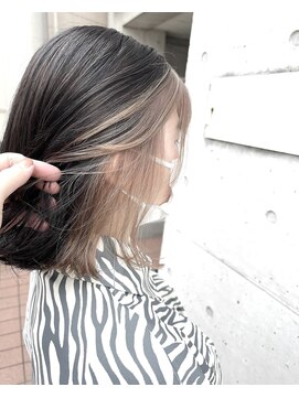 ルーシー(Lucy) 【Lucy】フェイスフレーミング×ミルクティーベージュ