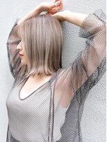 シズク(sizuk)&nbsp;全頭Wカラー・グレーベージュ