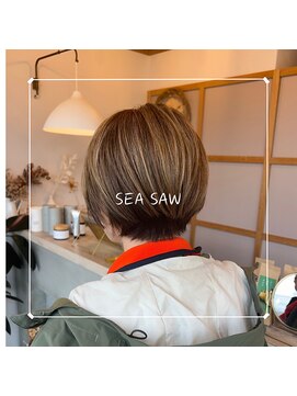 シーソー(SEA SAW) ショート×脱白髪染