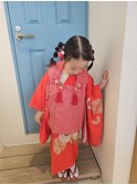 3歳かわいいアレンジヘア/七五三