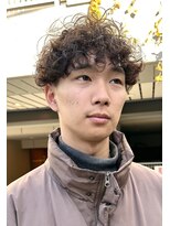 ナループロアオハナ(Nalu pu loa ohana)&nbsp;メンズパーママッシュパーマプードルパーマ無造作パーマ