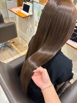 ヘアショップ エヌアンドエー 久喜菖蒲店(hair shop N&A) つるんとした肌触りのうる艶ストレート 髪質改善ケアカラー