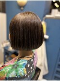 ぱっつんボブ