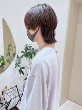 ジーナ 天神(Zina) 暗髪タイトウルフ 【メンズサロンZina 天神】