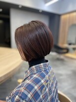 ピンクローズのミニボブ　　村田