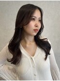 ロングレイヤー韓国ヘアくびれヘアヨシンモリ韓国レイヤー