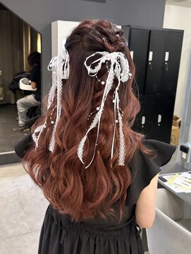 キング 心斎橋店(K!ng) ハイライトカラーミルクティーベージュレイヤーカット