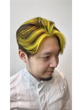 ステア ケース(stair case) コントラストハイライト×イエロー