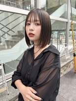 ミンクス 青山店(MINX) 肩上レングスのナチュラルストレートボブ